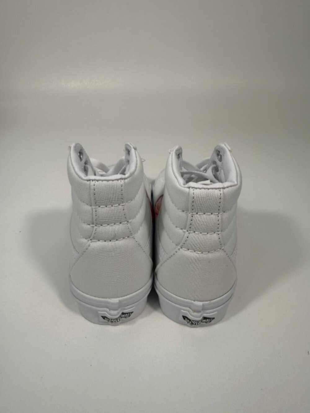 Vans Sk8-Hi Stacked Canvas Women's Size 5.5 Platform True White Sneaker Shoe - Picture 4 of 4